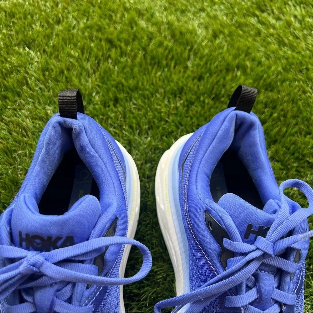 Hoka, Hoka One One, Bondi 8, Vibrant Blue, Tennis Shoes | Women’s 10 - Picture 9 of 11